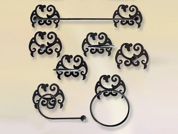 Accesorios de baño forja